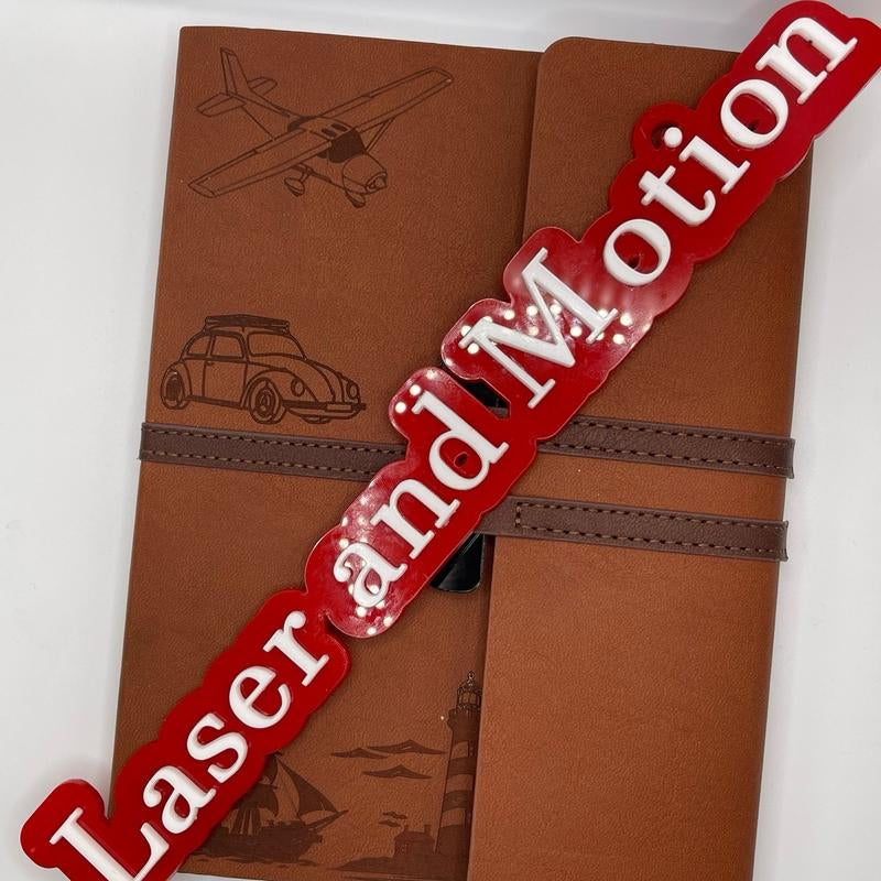 Custom Journal | Travel Journal | Laser Engraving Journal Plastic