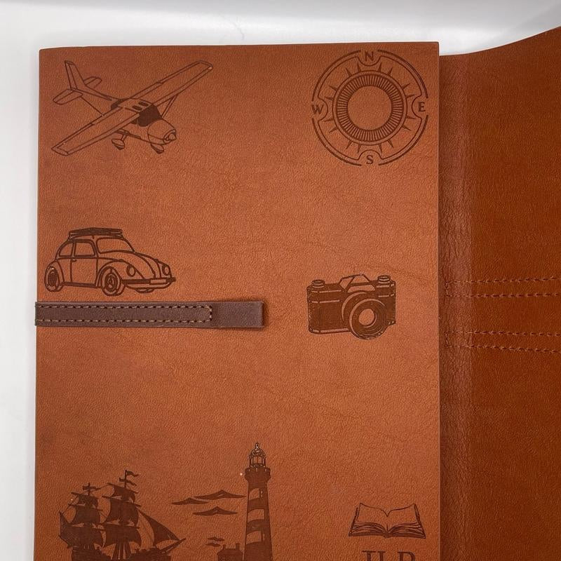 Custom Journal | Travel Journal | Laser Engraving Journal Plastic