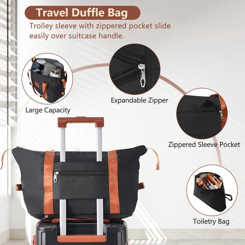 (20 Inch) Hard Shell Luggage Set 3-Piece Set with Wheels, TSA Lock for Men and Women, Smooth Push, No Lag, Durable, No Hassle