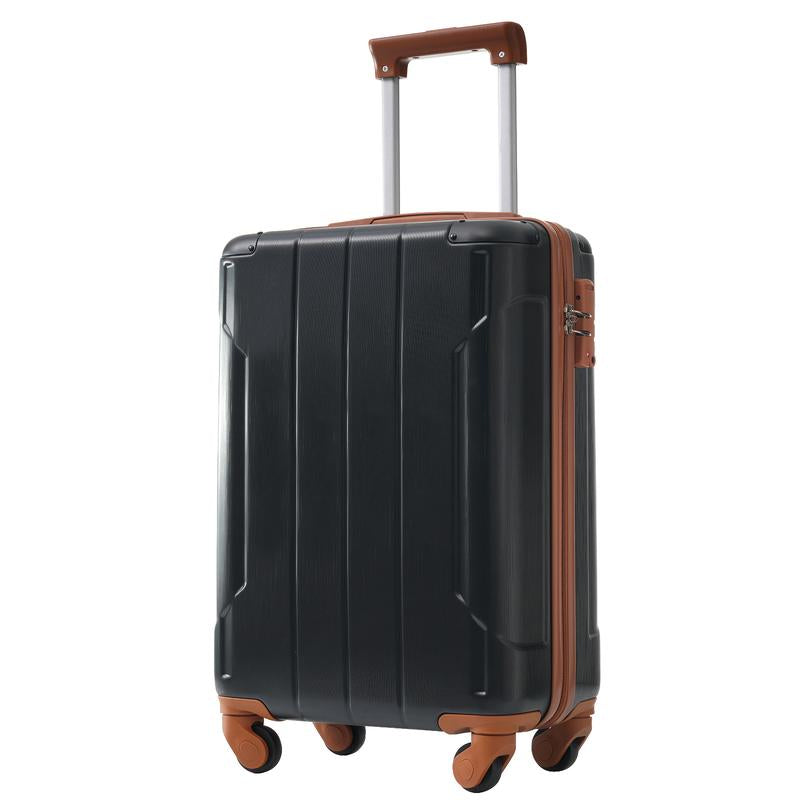 (20 Inch) Hard Shell Luggage Set 3-Piece Set with Wheels, TSA Lock for Men and Women, Smooth Push, No Lag, Durable, No Hassle