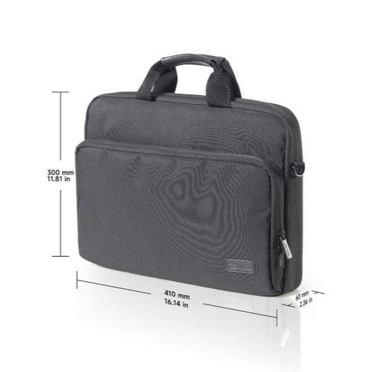 JSAUX Filpgo Extended Screen Laptop Bag, Premium Durable Travel Business Laptop Case for Notebook Tablet Monitor, Black